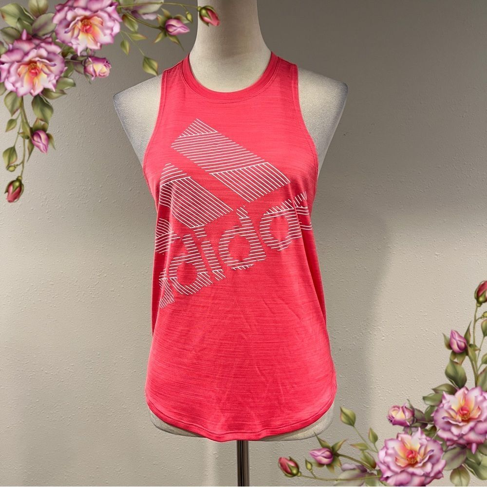 Adidas Women's Pink halter Tank‎ Top size extra small